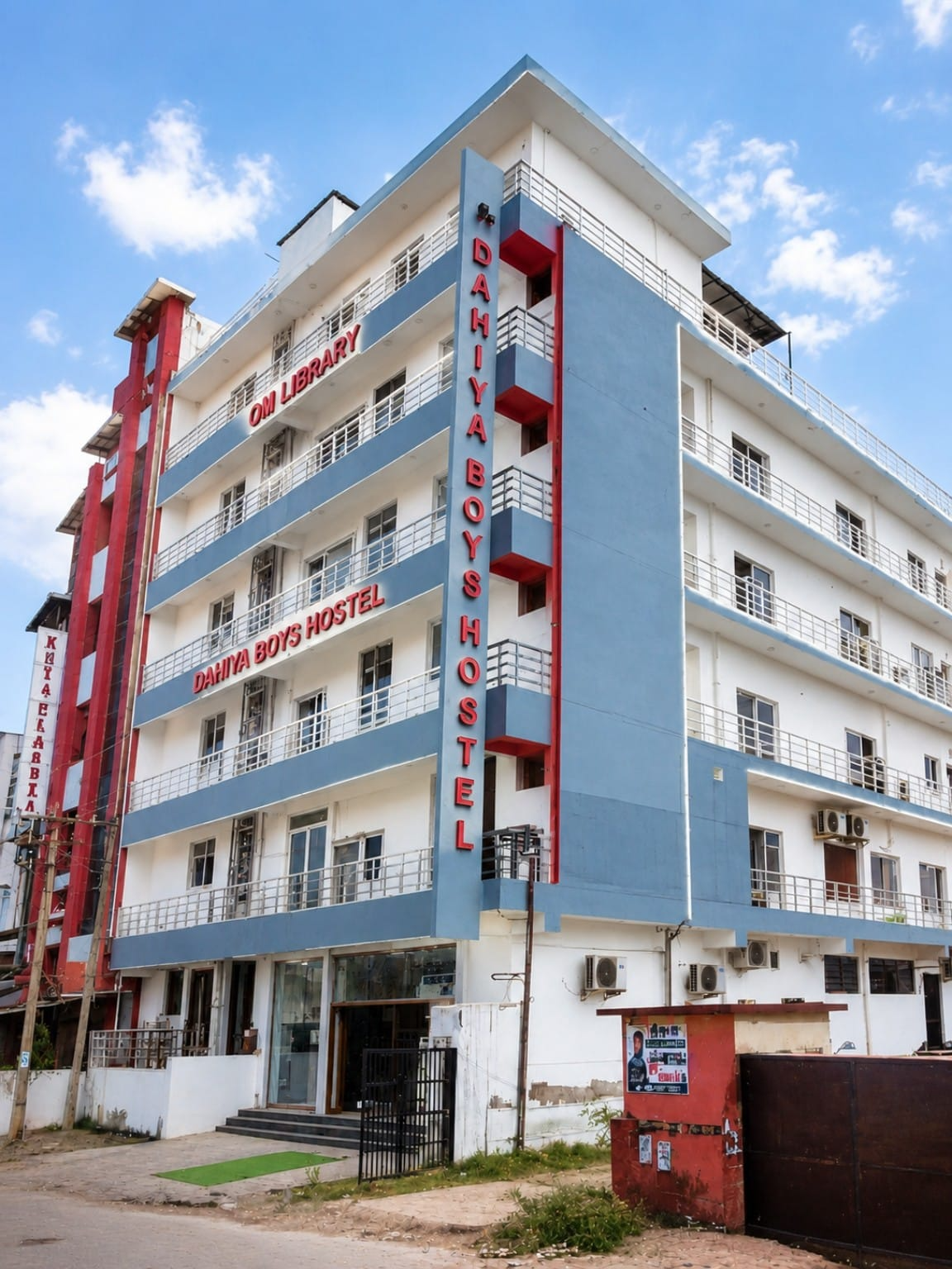 Dahiya Boys Hostel building in Model Town Rohtak