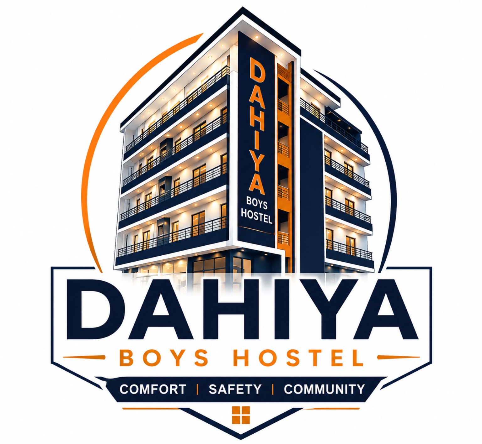 Dahiya Boys Hostel official logo